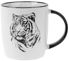 Κούπα Tiger SR00527778 330ml White-Black Sitram Πορσελάνη