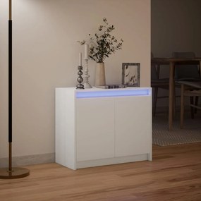 ΜΠΟΥΦΕΣ ΜΕ ΦΩΤΑ LED ΛΕΥΚΟΣ 72X34X61 ΕΚ. ΑΠΟ ΕΠΕΞΕΡΓΑΣΜΕΝΟ ΞΥΛΟ 852173