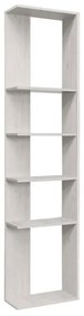 Βιβλιοθήκη - Ραφιέρα Numero Λευκό Δρύς 50x22x217.5 εκ.