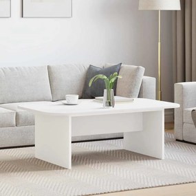 vidaXL Τραπεζάκι σαλονιού Λευκό 93 x 53 x 33 εκ Επεξεργασμένο ξύλο