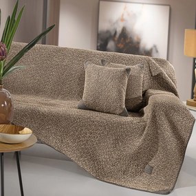 Ριχτάρι Lama Taupe Guy Laroche Διθέσιο 170x250cm Πολυέστερ