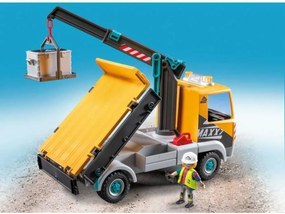 Φορτηγό με Γερανό Playmobil 71750 Μπλε