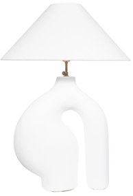 Lampshade S Line Ø50cm Λευκό Κωνικό Υφασμάτινο S3175-0091