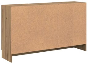 vidaXL Μπουφές Αρτισιανή Δρυς 120x30,5x70εκ. από Επεξεργασμένο Ξύλο