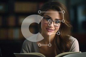 Intra Συλλεκτικό Ξύλινο Παζλ Plywood 4mm - Νεαρή γυναίκα που διαβάζει το βιβλίο στο σπίτι Σε Ξύλινο Κουτί - Διαστάσεις Puzzle: 10x10 cm – 25 κομμάτια