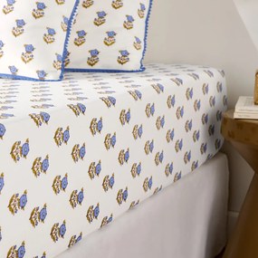 Σεντόνι με λάστιχο από πλυμένο βαμβάκι, ύψος 30 εκ., DIMANI