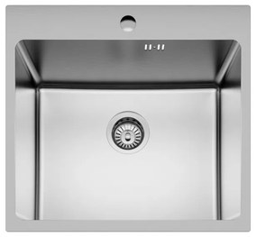 Geman Νεροχύτης Ένθετος Ανοξείδωτος Μ54xΠ50cm Inox