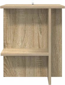 vidaXL Τραπεζάκι σαλονιού Sonoma Δρυς 40 x 30 x 49 εκ.