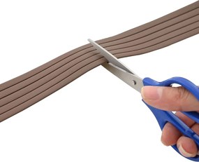 vidaXL Αυτοκόλλητη σφραγίδα παραθύρου Καφέ 8 x 2 mm 12 m EPDM αφρός