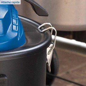 Ηλεκτρική σκούπα Στάχτης Scheppach Μαύρο 1300 W 20 L