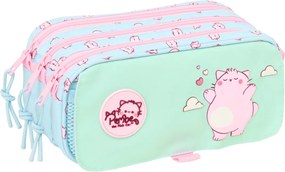 Κασετίνα Pembe The pink cat Πολύχρωμο 21,5 x 10 x 8 cm