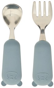 Πιρούνι + Κουτάλι (Σετ) A-S Yum Blue 211063B