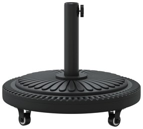 vidaXL Βάση ομπρέλας Μαύρο Ø38-48 mm