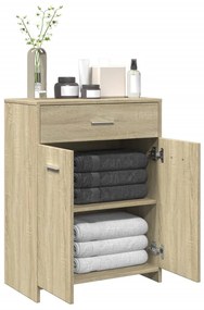 Ντουλάπι Μπάνιου Sonoma Δρυς 60 x 33 x 80 εκ. από Επεξ. Ξύλο
