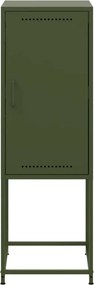 vidaXL Ντουλάπι Πράσινο Λαδί 36x39x107 εκ. από Ατσάλι