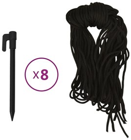 vidaXL Χιονάνθρωπος Φουσκωτός με LED 300 εκ.