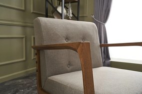 Πολυθρόνα Κρέμα KEMER 83x69x80