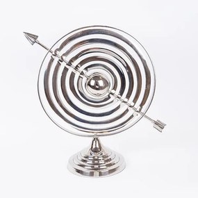 ΔΙΑΚΟΣΜΗΤΙΚΟ ΕΠΙΤΡΑΠΕΖΙΟ ARMILLARY, ΑΣΗΜΙ 42x33x42εκ|752-19033