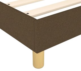 ΚΡΕΒΑΤΙ BOXSPRING ΜΕ ΣΤΡΩΜΑ ΣΚΟΥΡΟ ΚΑΦΕ 140X200 ΕΚ ΥΦΑΣΜΑΤΙΝΟ 3144525