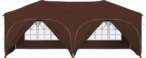 vidaXL Αυτοσχέδιο Μόρφωση 574 x 289 x 245 cm Καφέ Ύφασμα Όξφορντ