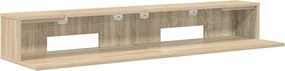 vidaXL Γραφείο Στούντιο Sonoma Δρυς 130 x 36 x 19,5 εκ.