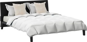 vidaXL Σετ Παπλωμάτων με μαξιλάρι 3 pcs Λευκό Φτέρος