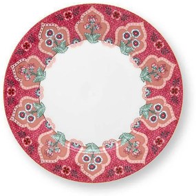 ΠΙΑΤΟ ΦΡΟΥΤΟΥ Δ21cm PIP STUDIO - FLOWER FESTIVAL DECO 51001295 (DARK PINK)