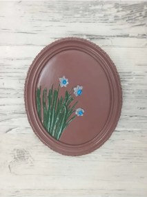 Stewehome οβάλ διακοσμητικό τοίχου από πέτρα 21x17 cm