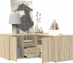 vidaXL Ντουλάπι Γωνιακό Sonoma Δρυς 160x40x45 εκ. Επεξεργασμένο Ξύλο