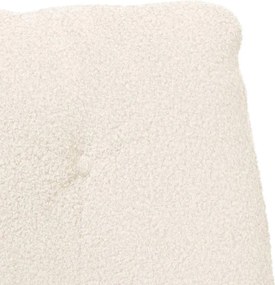 vidaXL Πολυθρόνα Κρεμ 69 x 74 x 93 εκ. Υφάσματος Sherpa