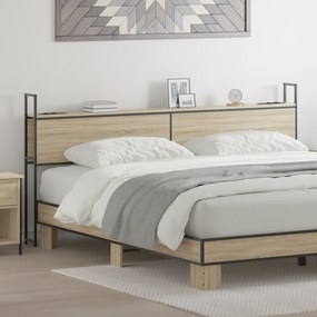vidaXL Κεφαλάρι Αποθήκης Sonoma Δρυς 180 cm Επεξεργασμένο ξύλο