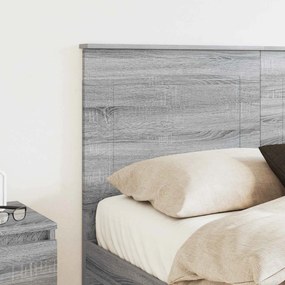 vidaXL Κεφαλάρι Γκρι Σονομά 100 cm Μηχανικά επεξεργασμένο ξύλο