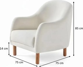 Wing Chair Aries - White White