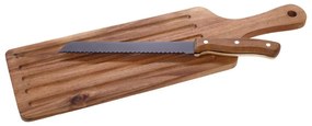 Σετ Μαχαίρι Ψωμιού Με Βάση Κοπής 48,5x14εκ. Soul Kitchen CRYSPO TRIO 01.00.203