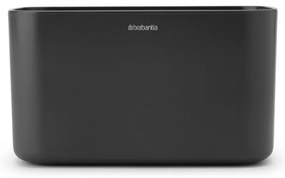 Κουτί αξεσουάρ μπάνιου Brabantia ReNew 1003493, Ανθεκτικό στη διάβρωση, Εσωτερικό διαχωριστικό, Αντιολισθητική βάση, Σκούρο γκρι