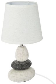 Table lamp Rockgem Ε27 ivory-anthracite D18x33cm 18x18x33 εκ.