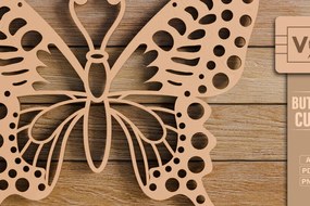 Intra απο ξύλο plywood 3mm-4mm πάχος πεταλούδας και κοπής CNC Δίασταση 20x30 cm INTRAFABR-98933766