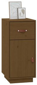 vidaXL Μπουφές Καφέ Μελί 34x40x75 εκ. από Μασίφ Ξύλο Πεύκου