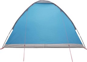 vidaXL Σκηνή Camping με στέγη Μπλε 4 ατόμων Πολυεστέρας και Χάλυβας