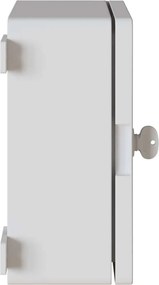 vidaXL Ντουλάπι Ελέγχου Γκρι 32 x 13 x 30 εκ ΑΒΣ Πλαστικό