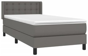 ΚΡΕΒΑΤΙ BOXSPRING ΜΕ ΣΤΡΩΜΑ ΓΚΡΙ 100X200ΕΚ. ΑΠΟ ΣΥΝΘΕΤΙΚΟ ΔΕΡΜΑ 3130767