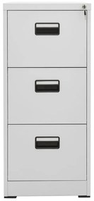vidaXL Αρχειοθήκη Ανοιχτό Γκρι 46 x 62 x 102,5 εκ. από Ατσάλι