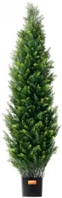 VEVOR 2 Pack 5' Artificial Cedar Topiary Tree Faux Plant UV Decor In/Outdoor
