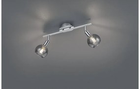 Πλαφονιέρα Φωτιστικό Οροφής 2xE14 15W IP20 Brest R80592006 Trio Lighting-R80592006-Χρώμιο R80592006