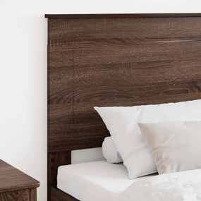 vidaXL Κεφαλάρι Καφέ δρυς 100 cm Μηχανικά επεξεργασμένο ξύλο