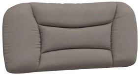 vidaXL Μαξιλάρι για Κεφαλάρι Taupe 90 εκ. Υφασμάτινο