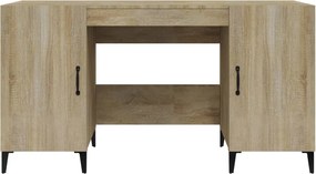 vidaXL Γραφείο Sonoma Δρυς 140 x 50 x 75 εκ. από Επεξεργασμένο Ξύλο