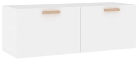 Ντουλάπι Τοίχου άσπρο100x36,5x35 εκ. από Επεξεργασμένο Ξύλο - Λευκό