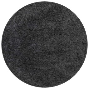 vidaXL Χαλί Σκούρο γκρι 120 x 120 cm Πολυπροπυλένιο