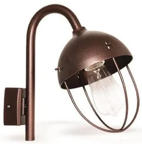 Απλίκα Φωτιστικό Τοίχου 171.Β Αλουμινίου LIGHTUP-171.Β-RUST-Σκουριασμένο 171.Β-RUST